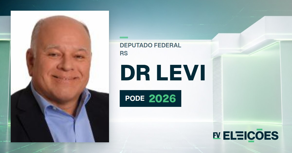 Quem é Dr Levi, candidato a deputado federal do RS pelo PODE