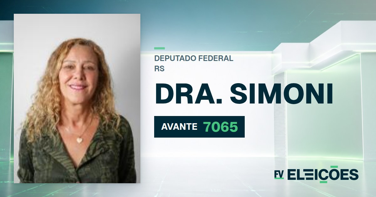 Quem é Dra. Simoni, candidata a deputada federal do RS pelo AVANTE