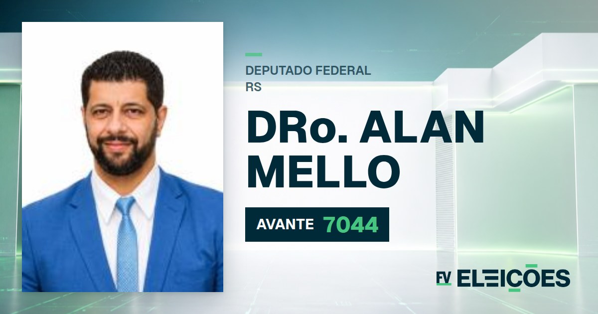 Quem é Drº. Alan Mello, candidato a deputado federal do RS pelo AVANTE