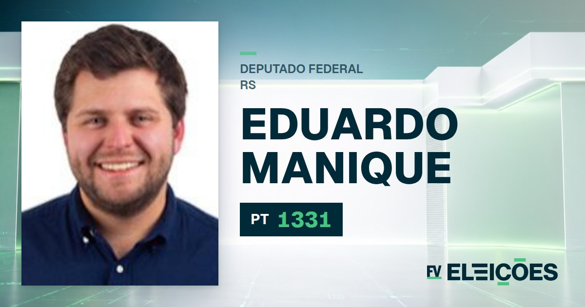 Quem é Eduardo Manique, candidato a deputado federal do RS pelo PT