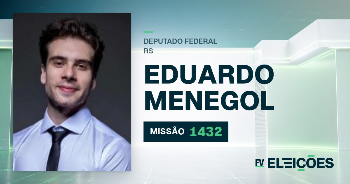 Quem é Eduardo Menegol, candidato a deputado federal do RS pelo MISSÃO