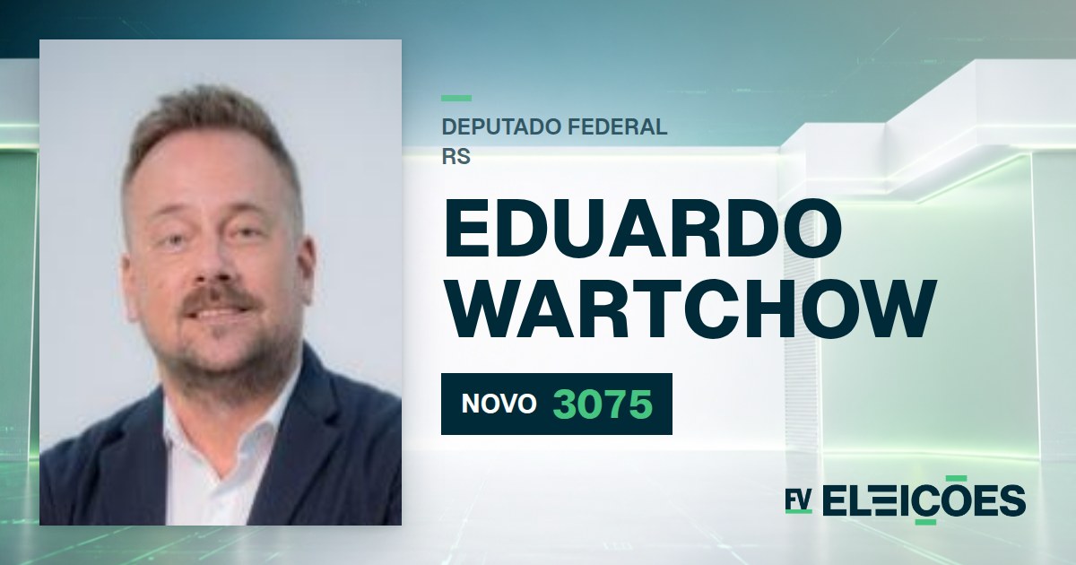 Quem é Eduardo Wartchow, candidato a deputado federal do RS pelo NOVO