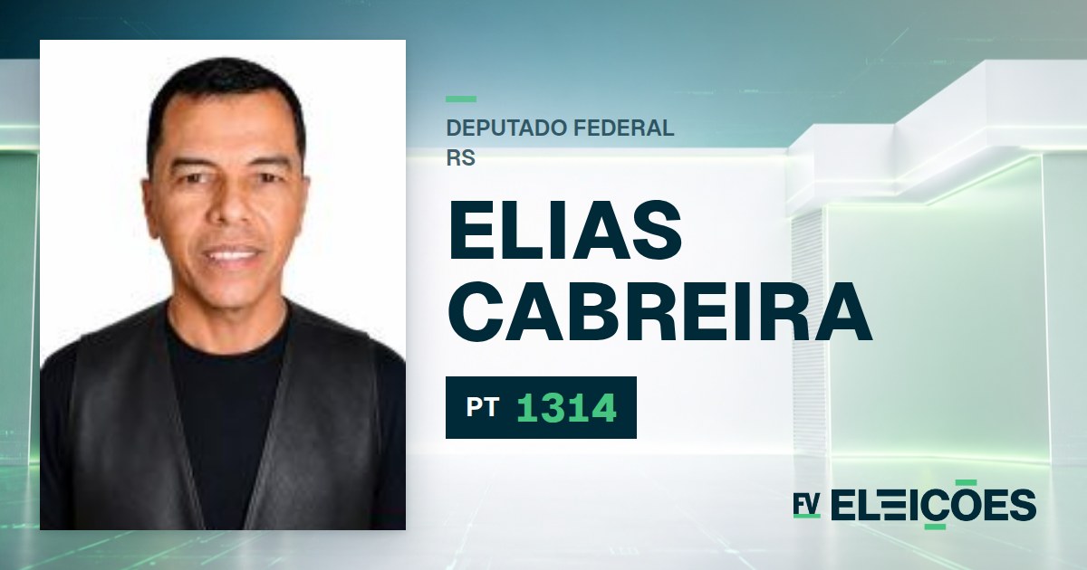Quem é Elias Cabreira, candidato a deputado federal do RS pelo PT