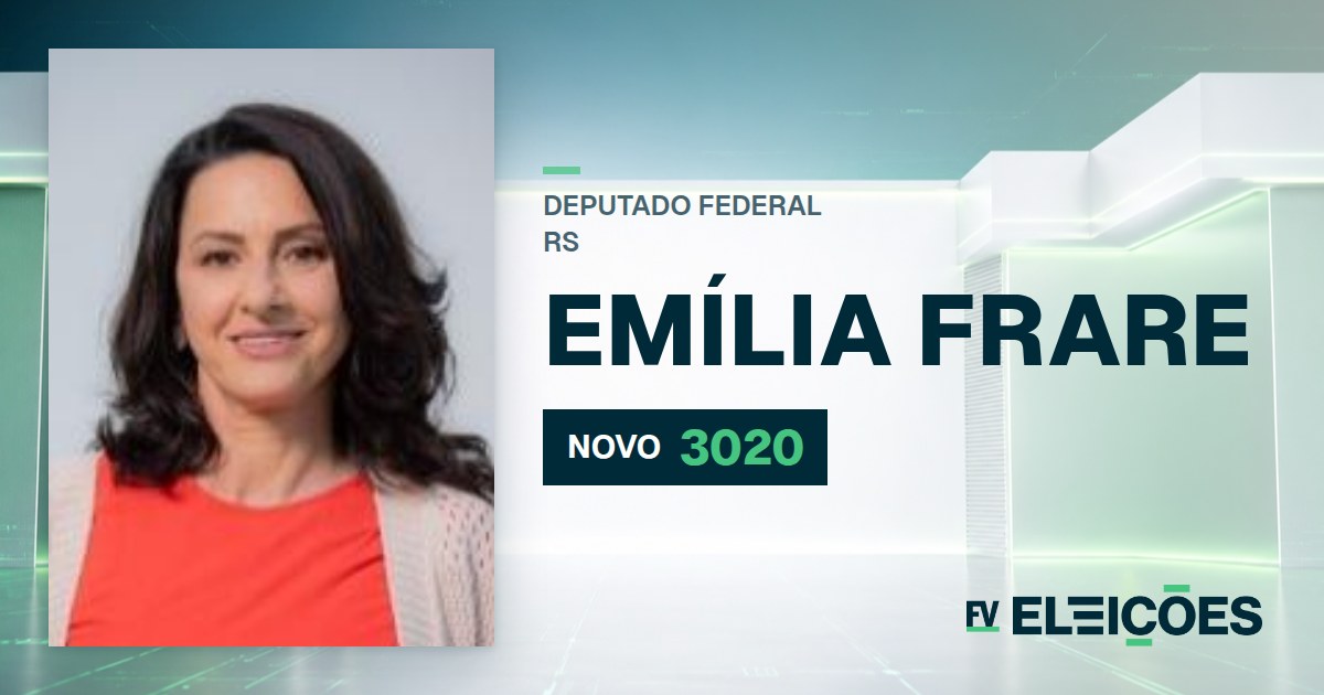 Quem é Emília Frare, candidata a deputada federal do RS pelo NOVO