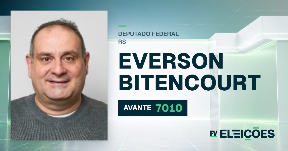Quem é Everson Bitencourt, candidato a deputado federal do RS pelo AVANTE