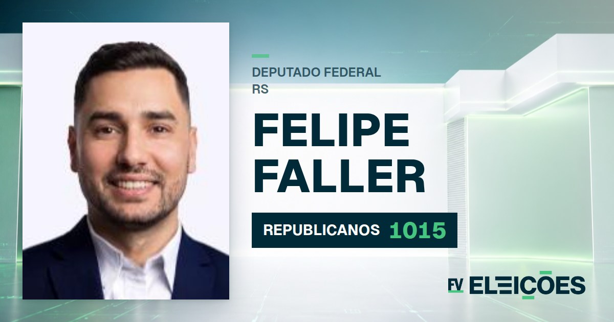 Quem é Felipe Faller, candidato a deputado federal do RS pelo REPUBLICANOS