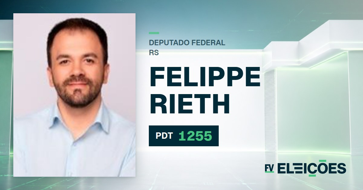 Quem é Felippe Rieth, candidato a deputado federal do RS pelo PDT