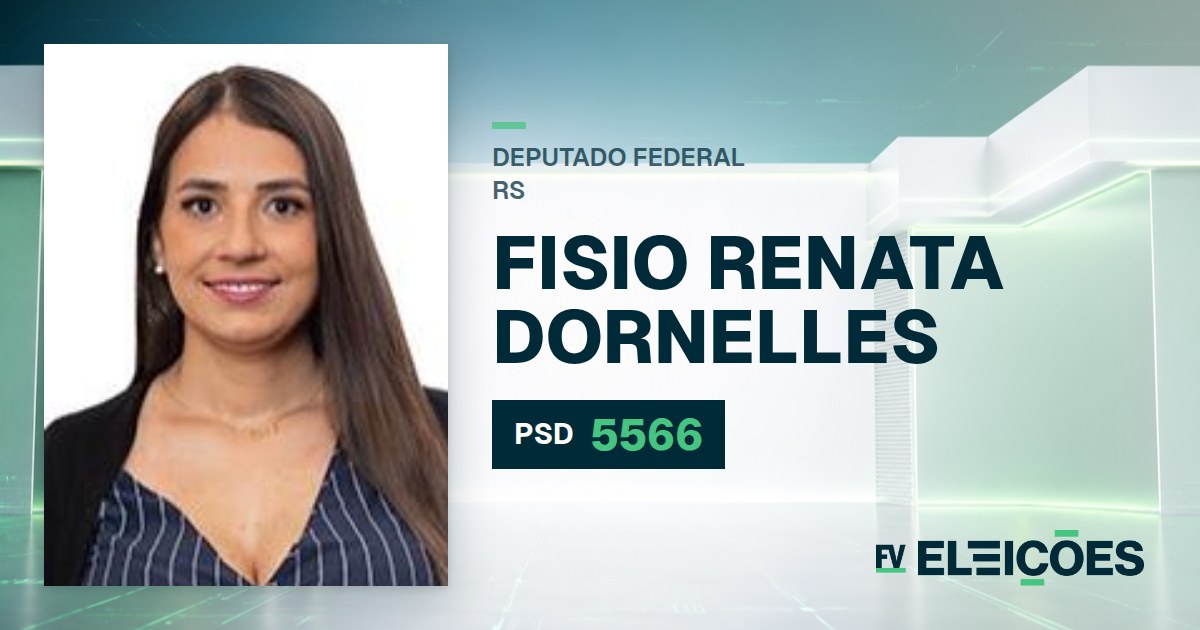 Quem é Fisio Renata Dornelles, candidata a deputada federal do RS pelo PSD