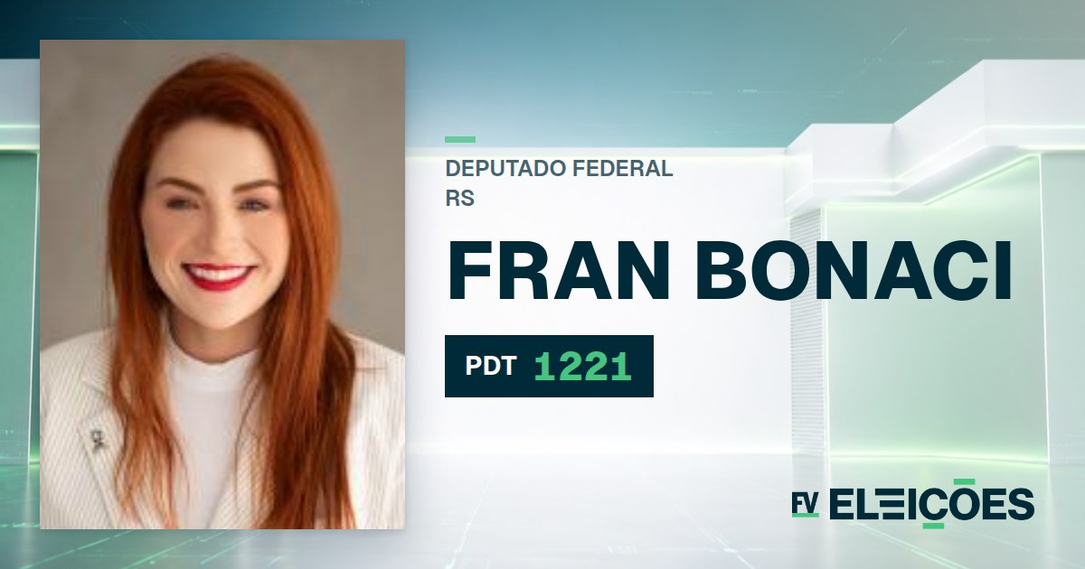 Quem é Fran Bonaci, candidata a deputada federal do RS pelo PDT