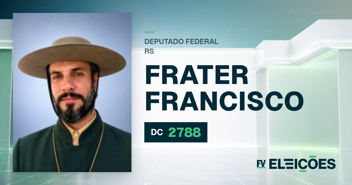 Quem é Frater Francisco, candidato a deputado federal do RS pelo DC