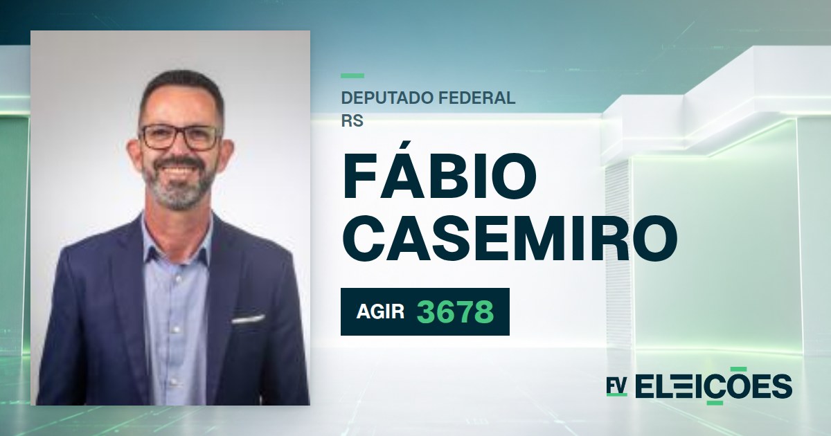Quem é Fábio Casemiro, candidato a deputado federal do RS pelo AGIR