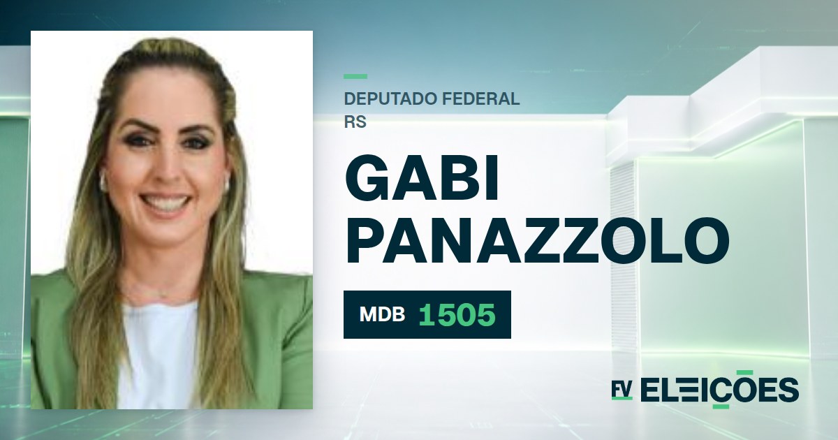 Quem é Gabi Panazzolo, candidata a deputada federal do RS pelo MDB