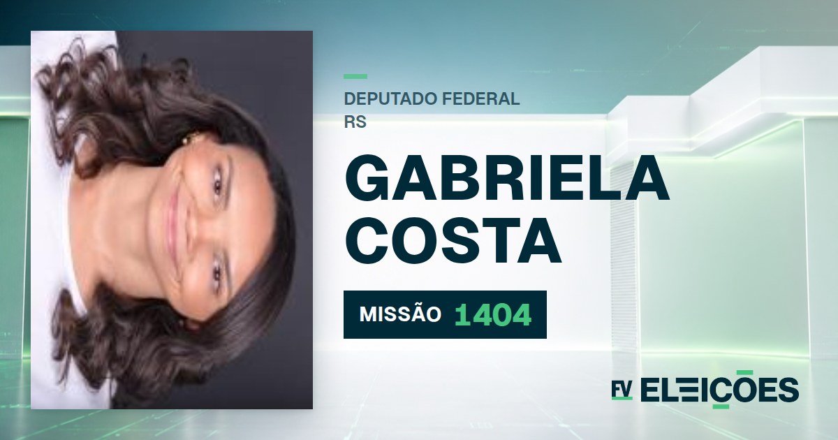 Quem é Gabriela Costa, candidata a deputada federal do RS pelo MISSÃO