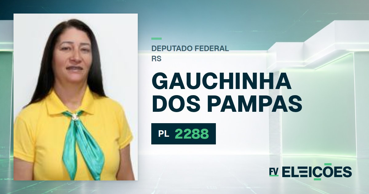 Quem é Gauchinha dos Pampas, candidata a deputada federal do RS pelo PL
