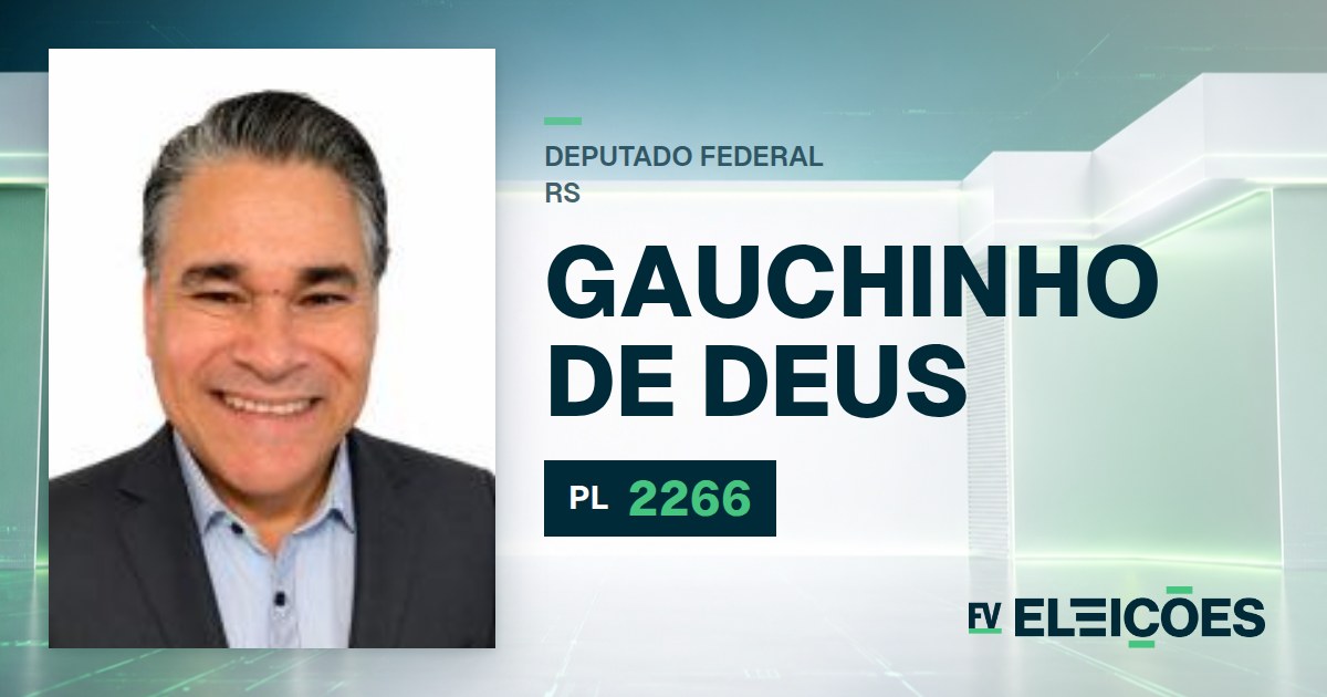Quem é Gauchinho de Deus, candidato a deputado federal do RS pelo PL