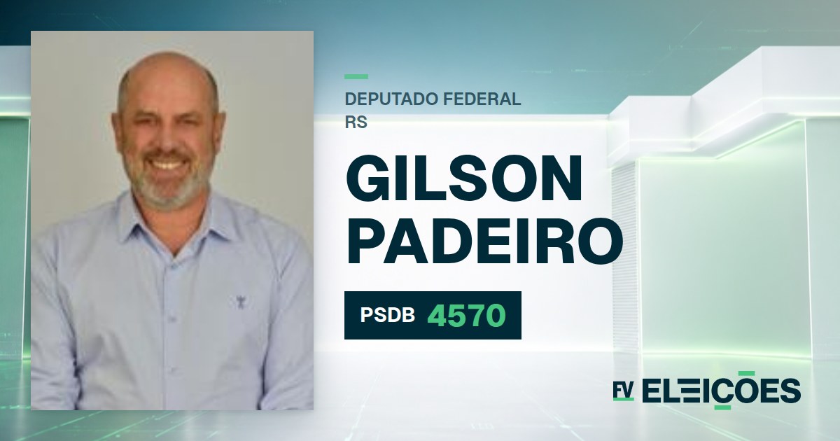 Quem é Gilson Padeiro, candidato a deputado federal do RS pelo PSDB
