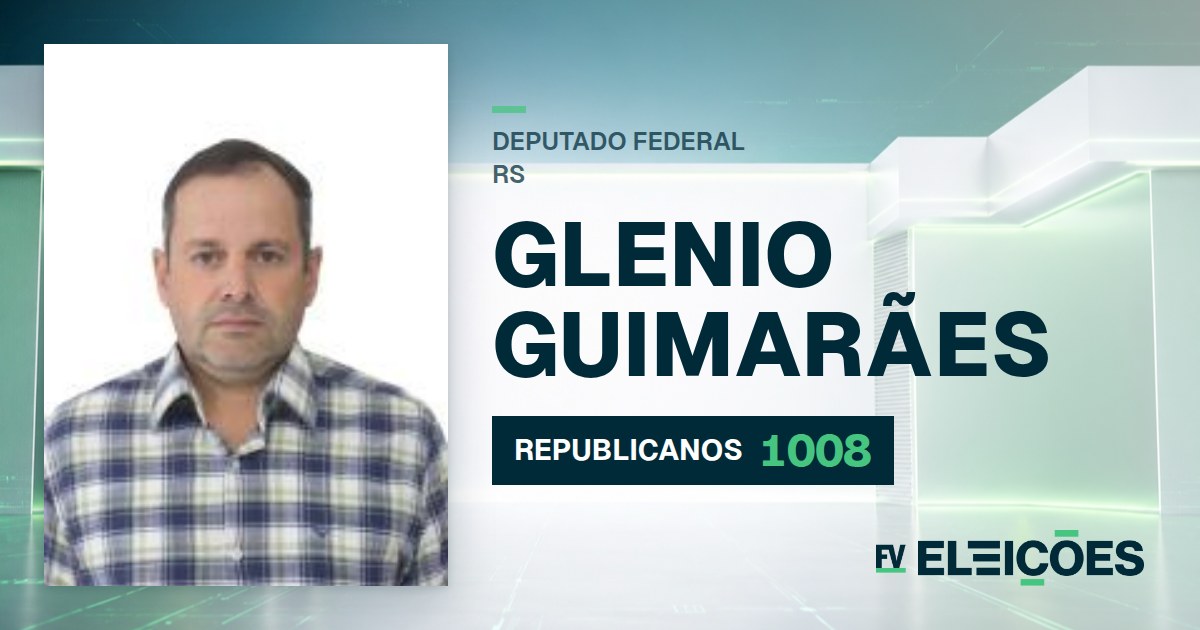 Quem é Glenio Guimarães, candidato a deputado federal do RS pelo REPUBLICANOS