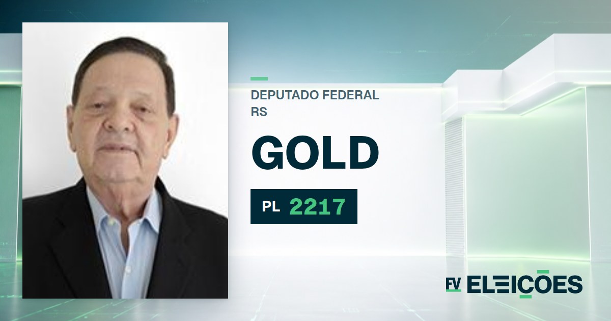 Quem é Gold, candidato a deputado federal do RS pelo PL