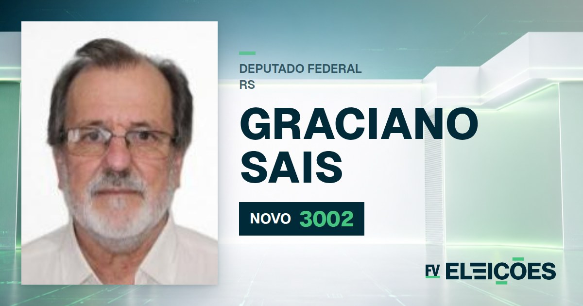 Quem é Graciano Sais, candidato a deputado federal do RS pelo NOVO