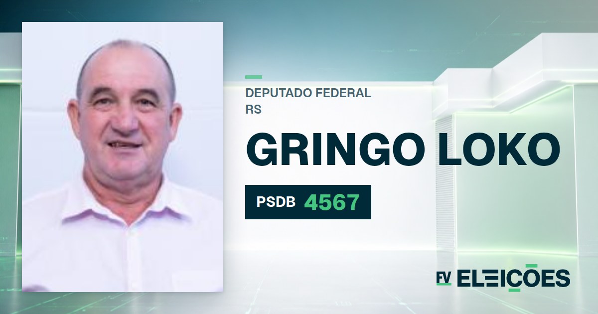 Quem é Gringo Loko, candidato a deputado federal do RS pelo PSDB
