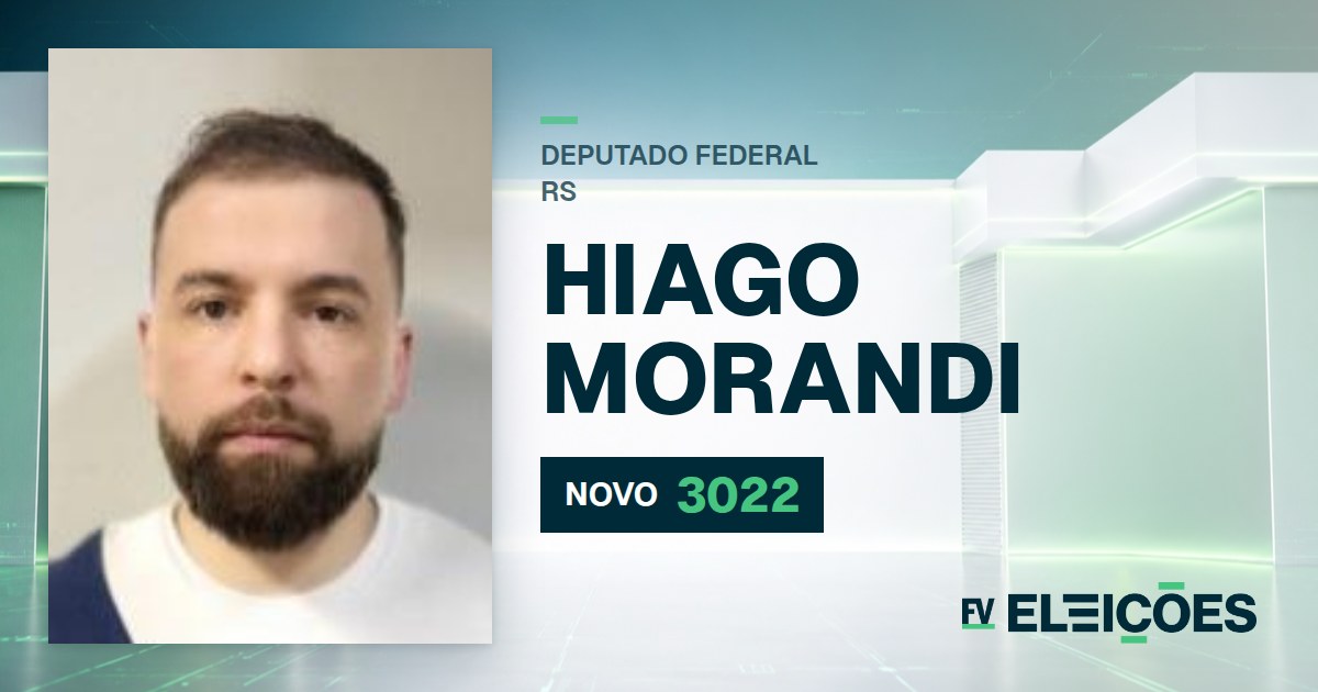 Quem é Hiago Morandi, candidato a deputado federal do RS pelo NOVO