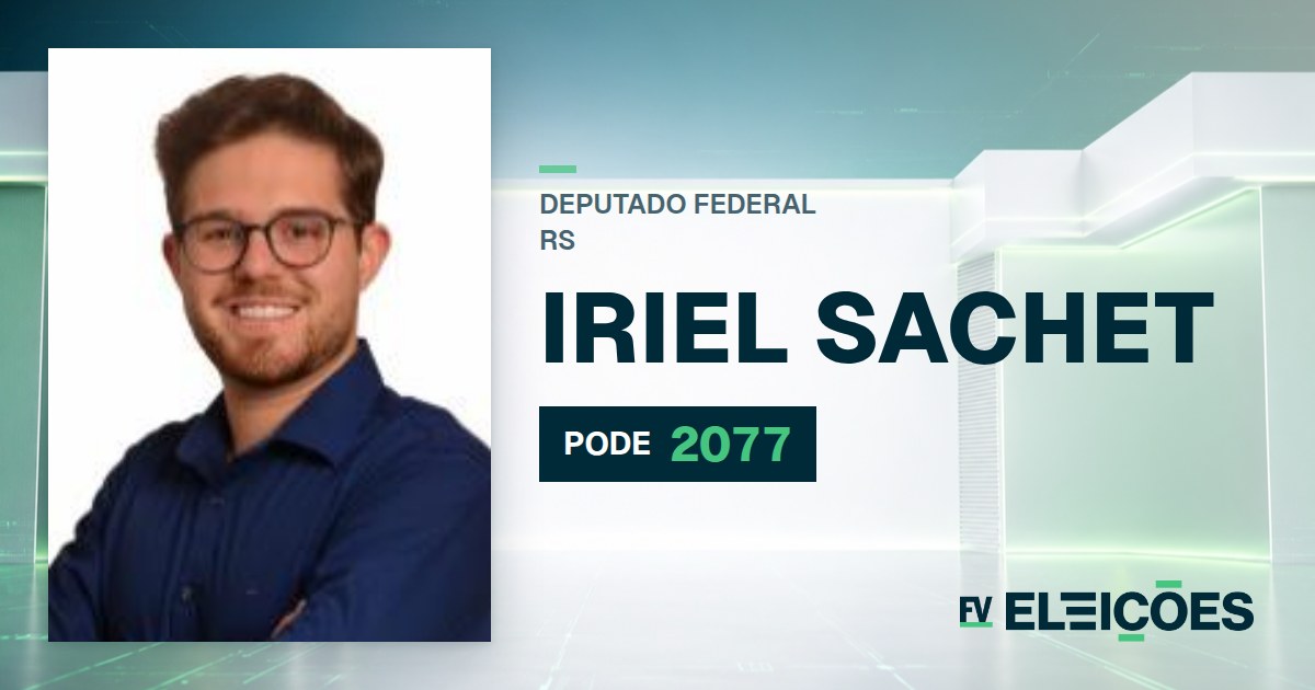 Quem é Iriel Sachet, candidato a deputado federal do RS pelo PODE