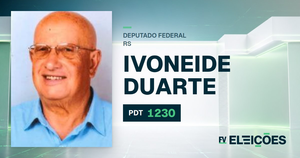 Quem é Ivoneide Duarte, candidato a deputado federal do RS pelo PDT