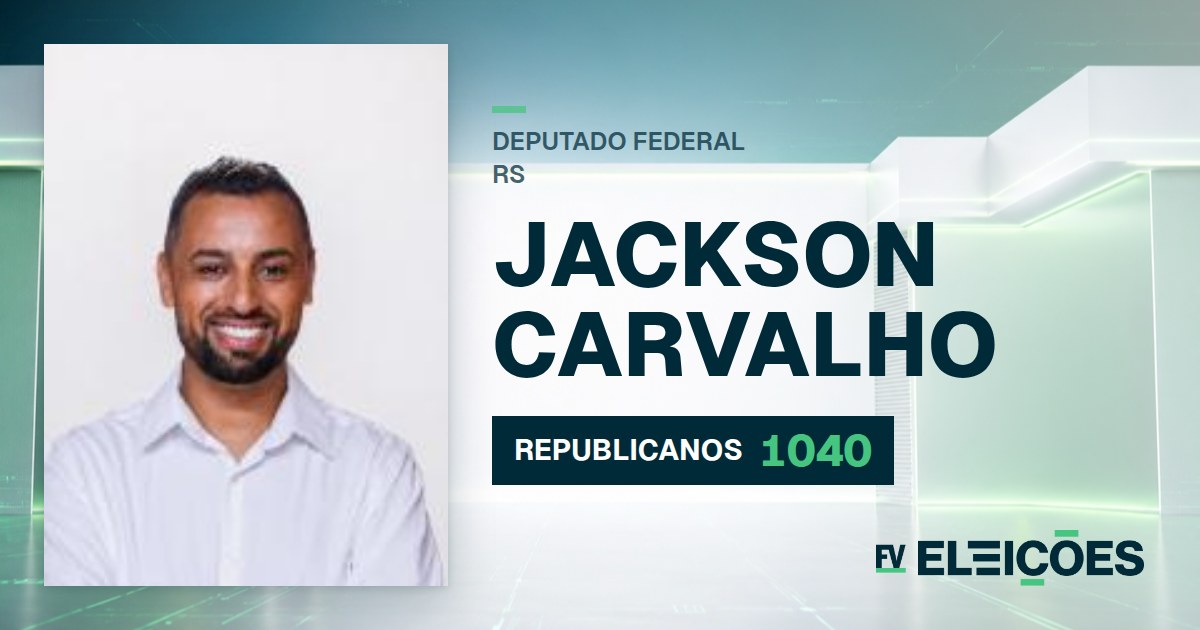 Quem é Jackson Carvalho, candidato a deputado federal do RS pelo REPUBLICANOS