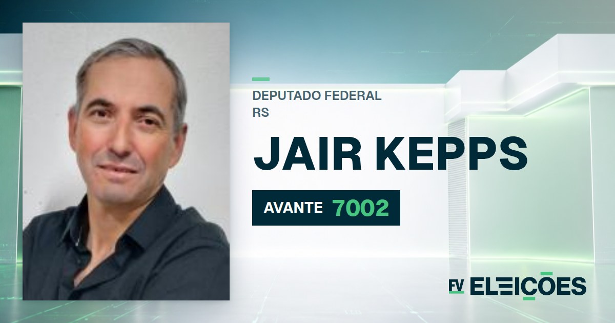 Quem é Jair Kepps, candidato a deputado federal do RS pelo AVANTE