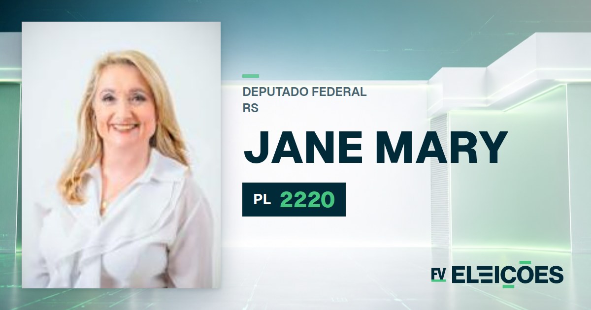 Quem é Jane Mary, candidata a deputada federal do RS pelo PL