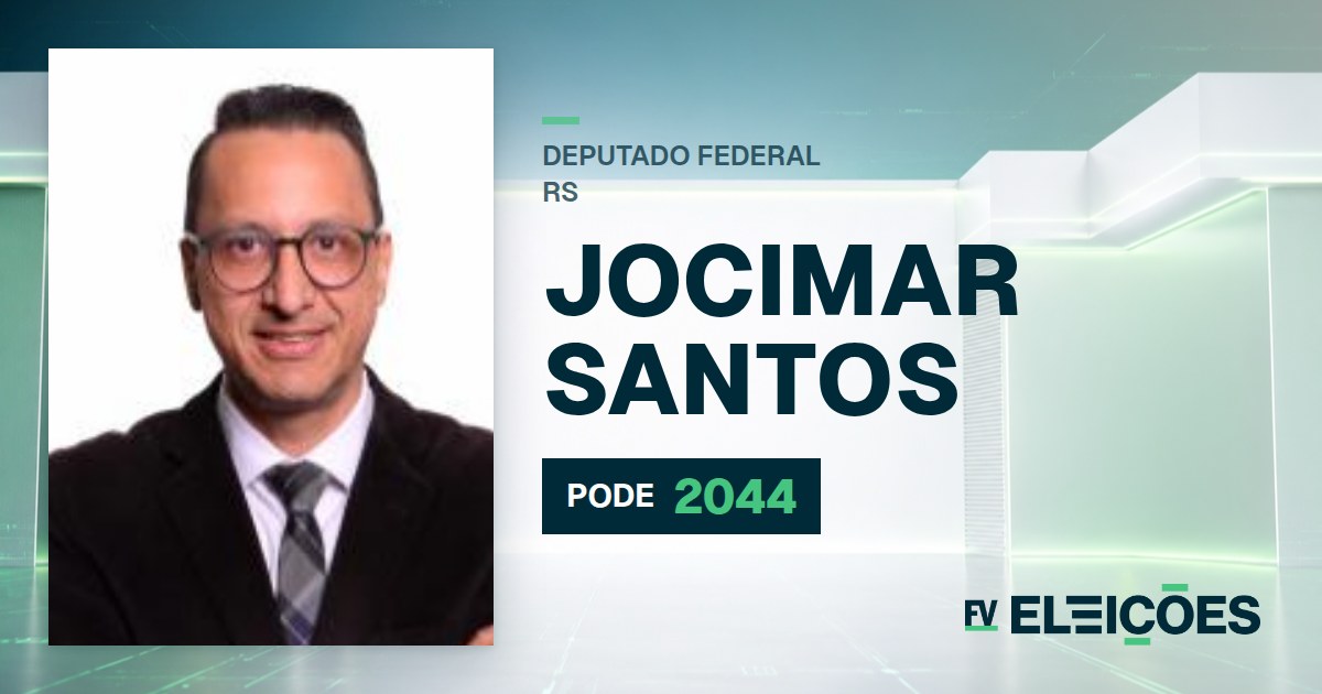 Quem é Jocimar Santos, candidato a deputado federal do RS pelo PODE