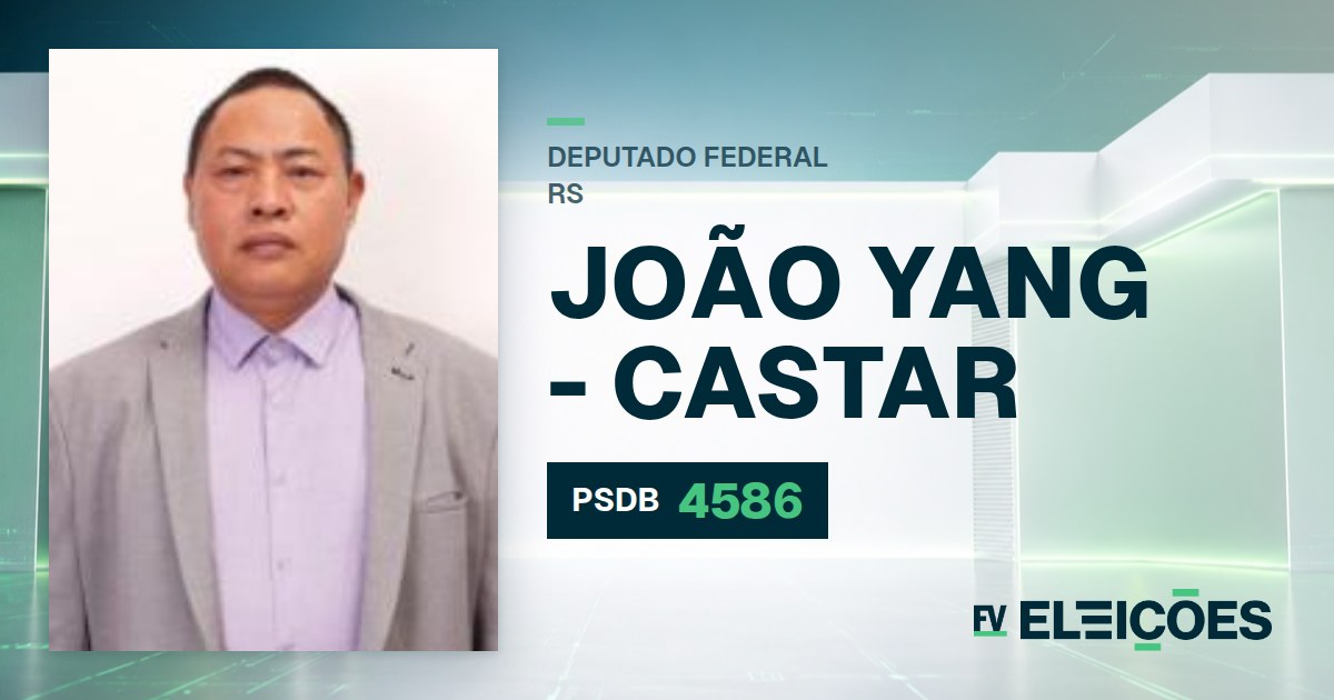Quem é João Yang - Castar, candidato a deputado federal do RS pelo PSDB