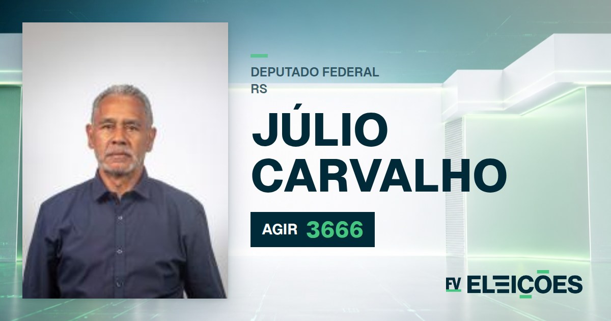 Quem é Júlio Carvalho, candidato a deputado federal do RS pelo AGIR