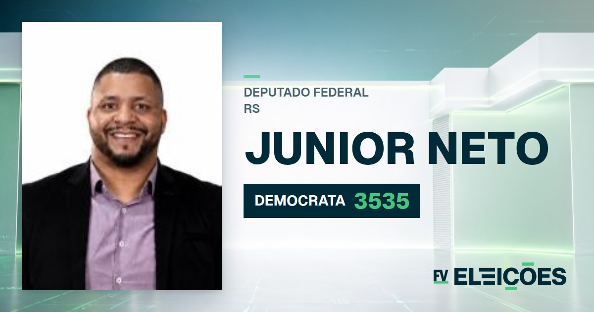 Quem é Junior Neto, candidato a deputado federal do RS pelo DEMOCRATA