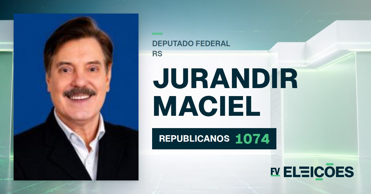 Quem é Jurandir Maciel, candidato a deputado federal do RS pelo REPUBLICANOS