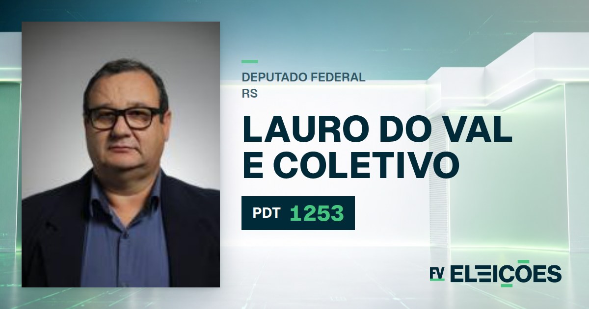 Quem é Lauro do Val e Coletivo, candidato a deputado federal do RS pelo PDT