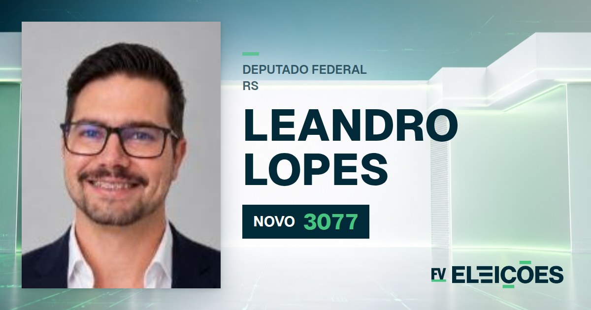 Quem é Leandro Lopes, candidato a deputado federal do RS pelo NOVO