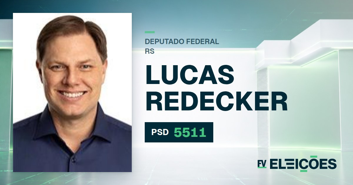 Quem é Lucas Redecker, candidato a deputado federal do RS pelo PSD