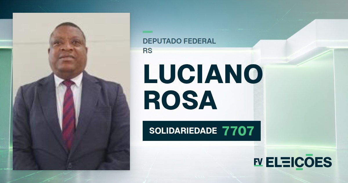 Quem é Luciano Rosa, candidato a deputado federal do RS pelo SOLIDARIEDADE