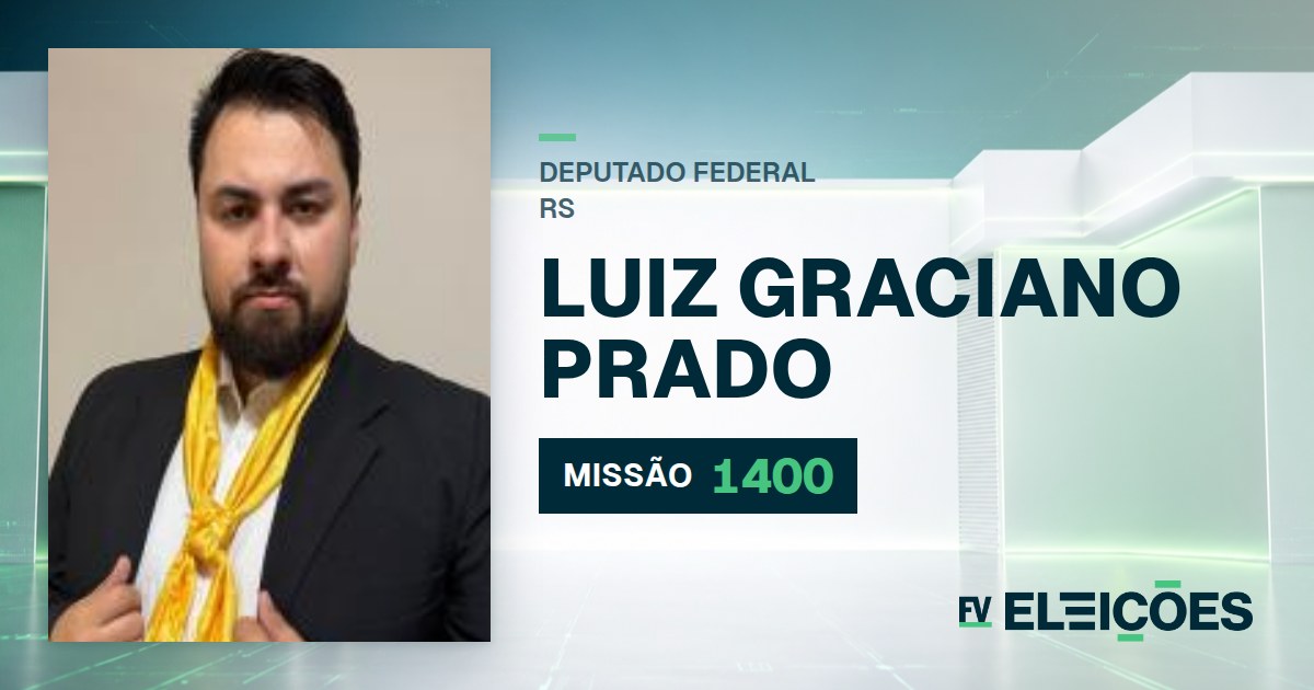 Quem é Luiz Graciano Prado, candidato a deputado federal do RS pelo MISSÃO