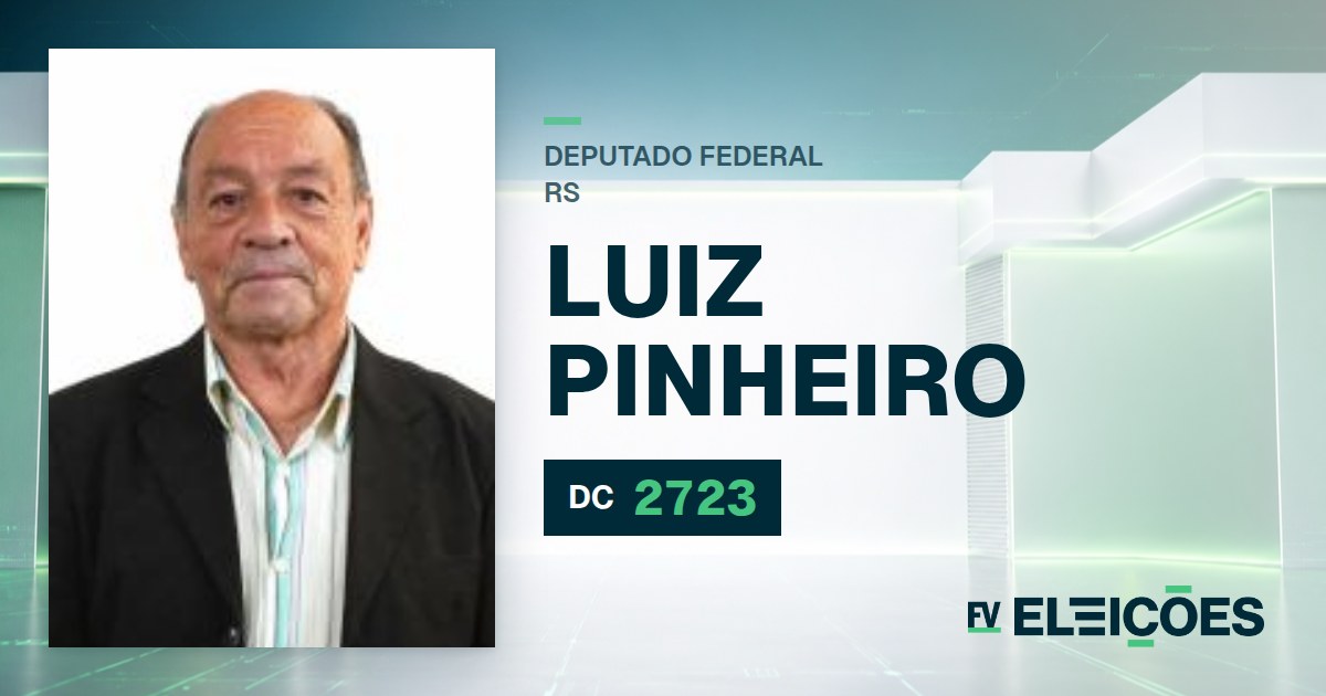 Quem é Luiz Pinheiro, candidato a deputado federal do RS pelo DC