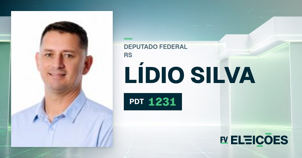 Quem é Lídio Silva, candidato a deputado federal do RS pelo PDT