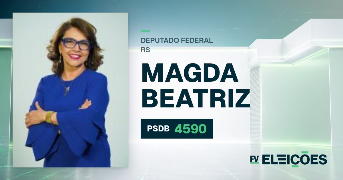Quem é Magda Beatriz, candidata a deputada federal do RS pelo PSDB