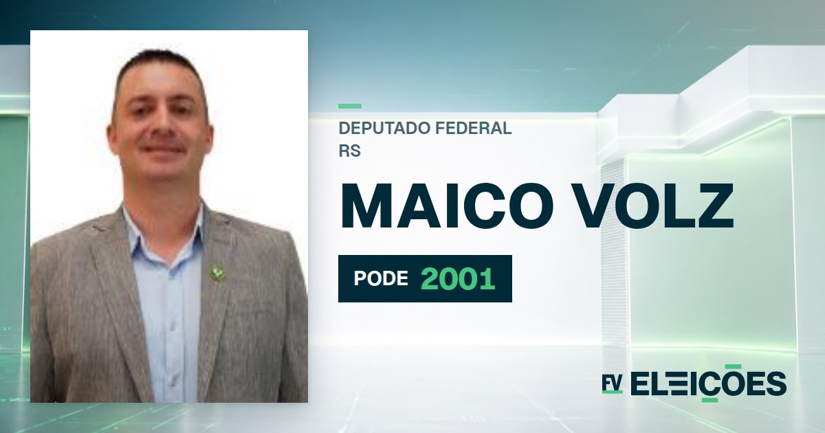 Quem é Maico Volz, candidato a deputado federal do RS pelo PODE