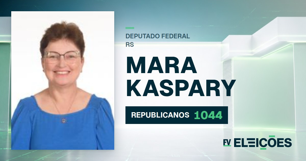 Quem é Mara Kaspary, candidata a deputada federal do RS pelo REPUBLICANOS