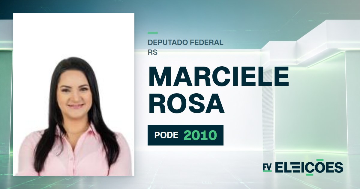 Quem é Marciele Rosa, candidata a deputada federal do RS pelo PODE