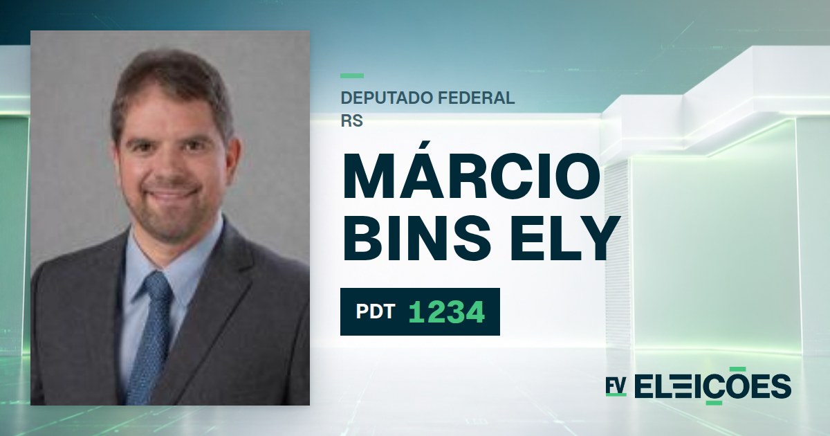Quem é Márcio Bins Ely, candidato a deputado federal do RS pelo PDT