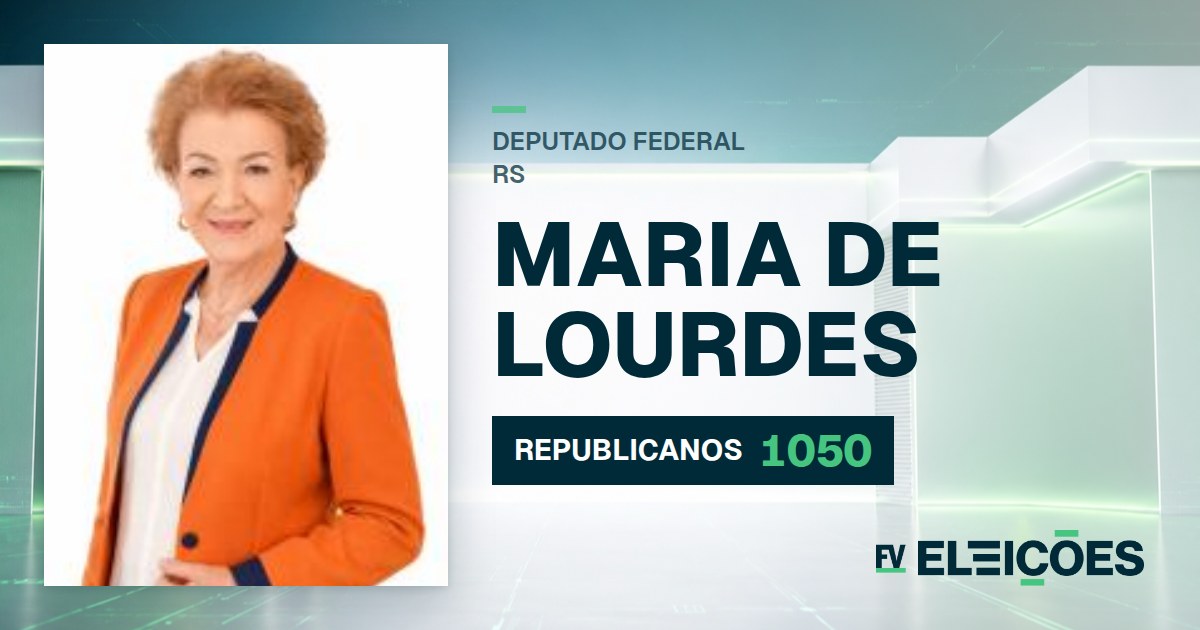 Quem é Maria de Lourdes, candidata a deputada federal do RS pelo REPUBLICANOS