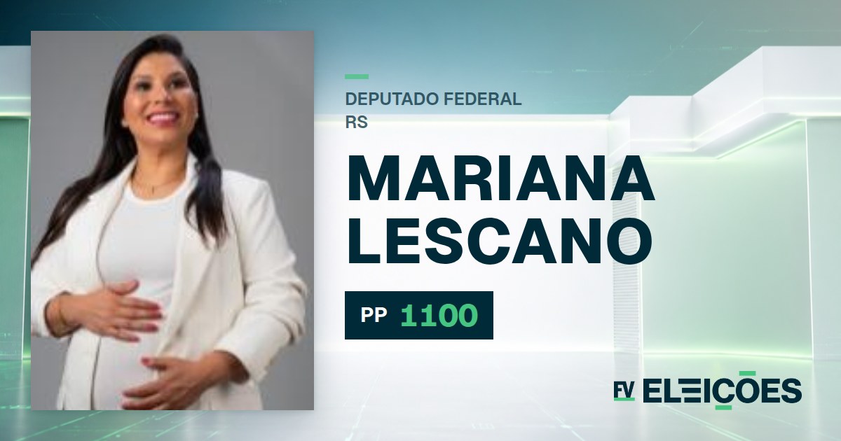 Quem é Mariana Lescano, candidata a deputada federal do RS pelo PP