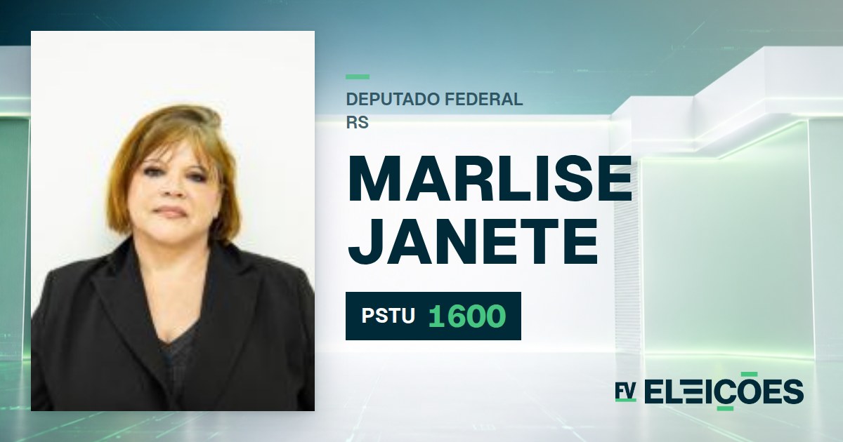 Quem é Marlise Janete, candidata a deputada federal do RS pelo PSTU